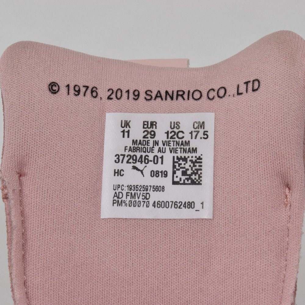 PUMA x Hello Kitty Nova 2 Sneakers Kids 12C Pink Lace Up 90s Comfort Active - Picture 3 of 16
